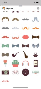 Ultimate Hipster Stickers screenshot #3 for iPhone