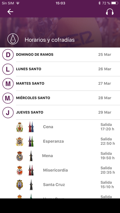 SER+COFRADE S. Santa de Málaga Screenshot