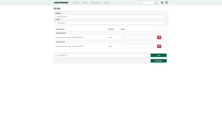 Groenhart Magazijnbeheer