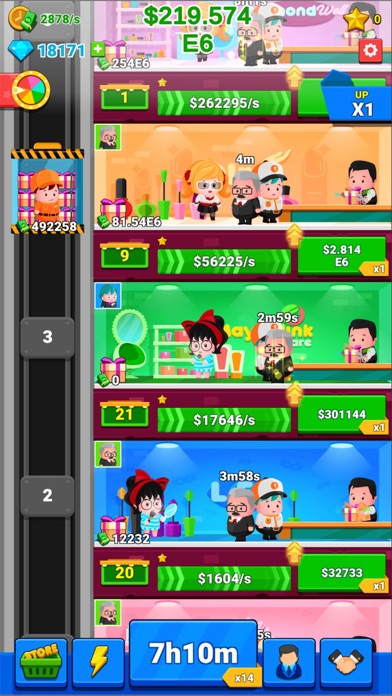 Screenshot #2 pour Beauty, Inc. Idle Money Click