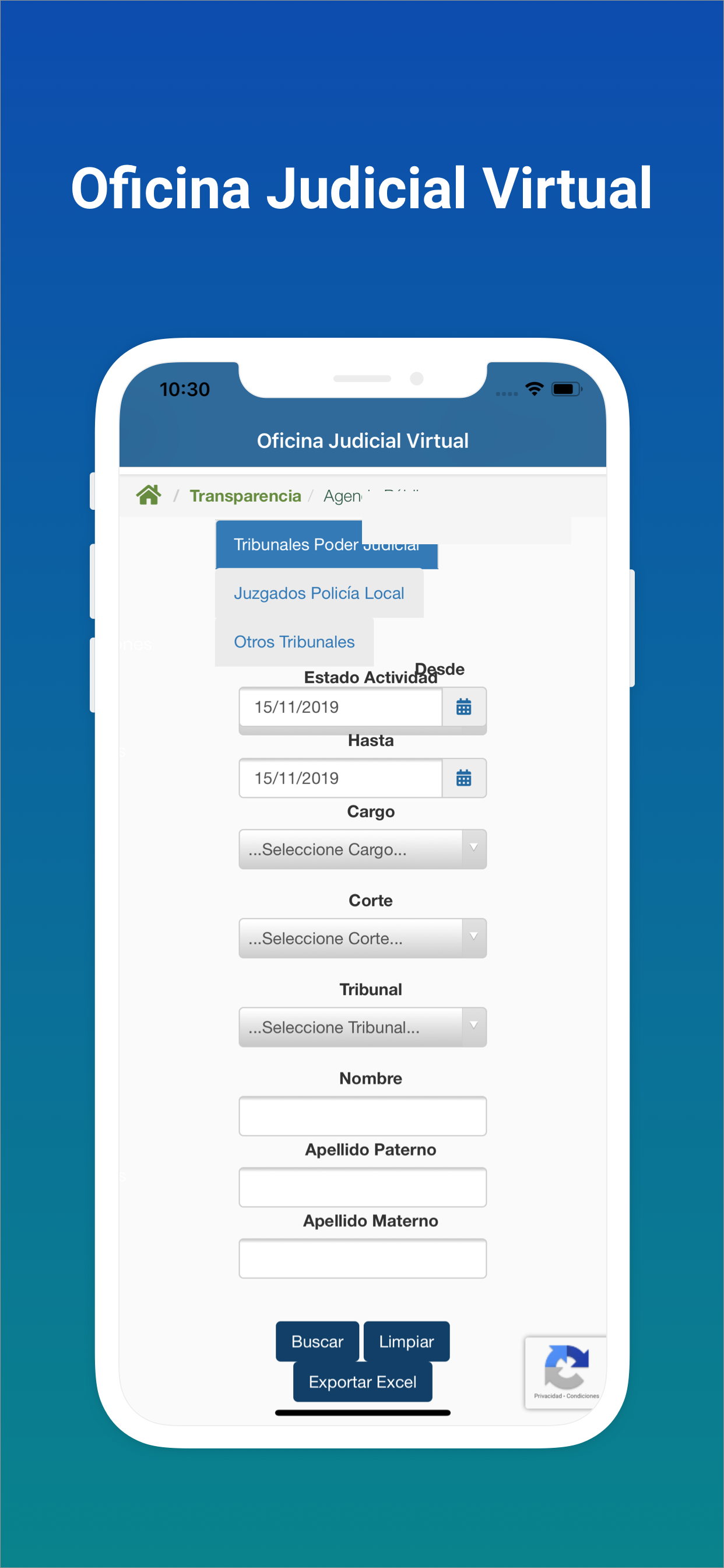 Oficina Judicial Virtual
