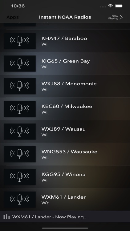 Instant NOAA Radios Lite screenshot-6