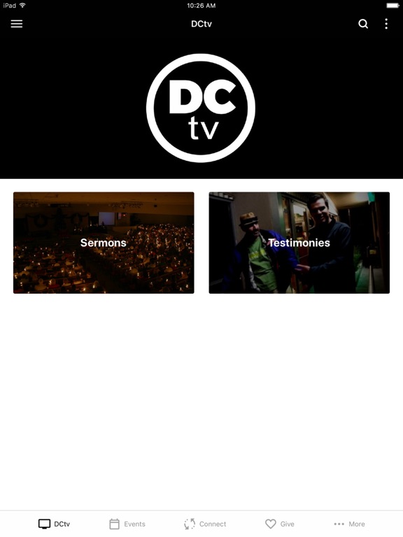 Desert Chapel iPad screenshot 1 - Lifestyle app