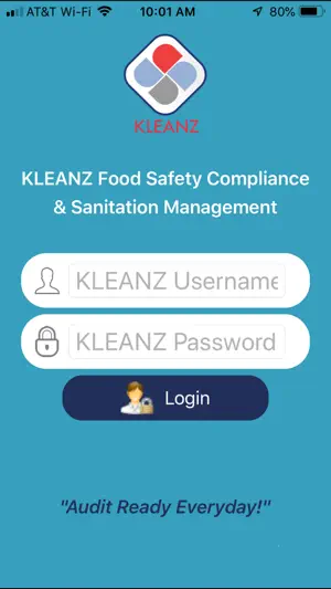 KLEANZ Food Safety Compliance screenshot 1