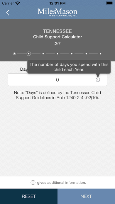 Screenshot #2 pour Tennessee Child Support Calc