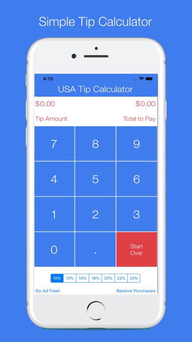 USA Tip Calculatorのおすすめ画像1