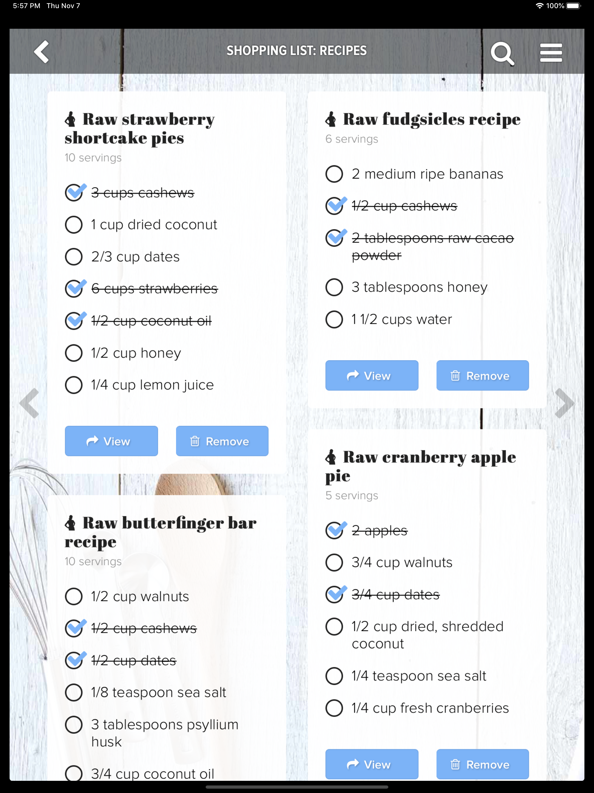 Rawtarian's Raw Recipes