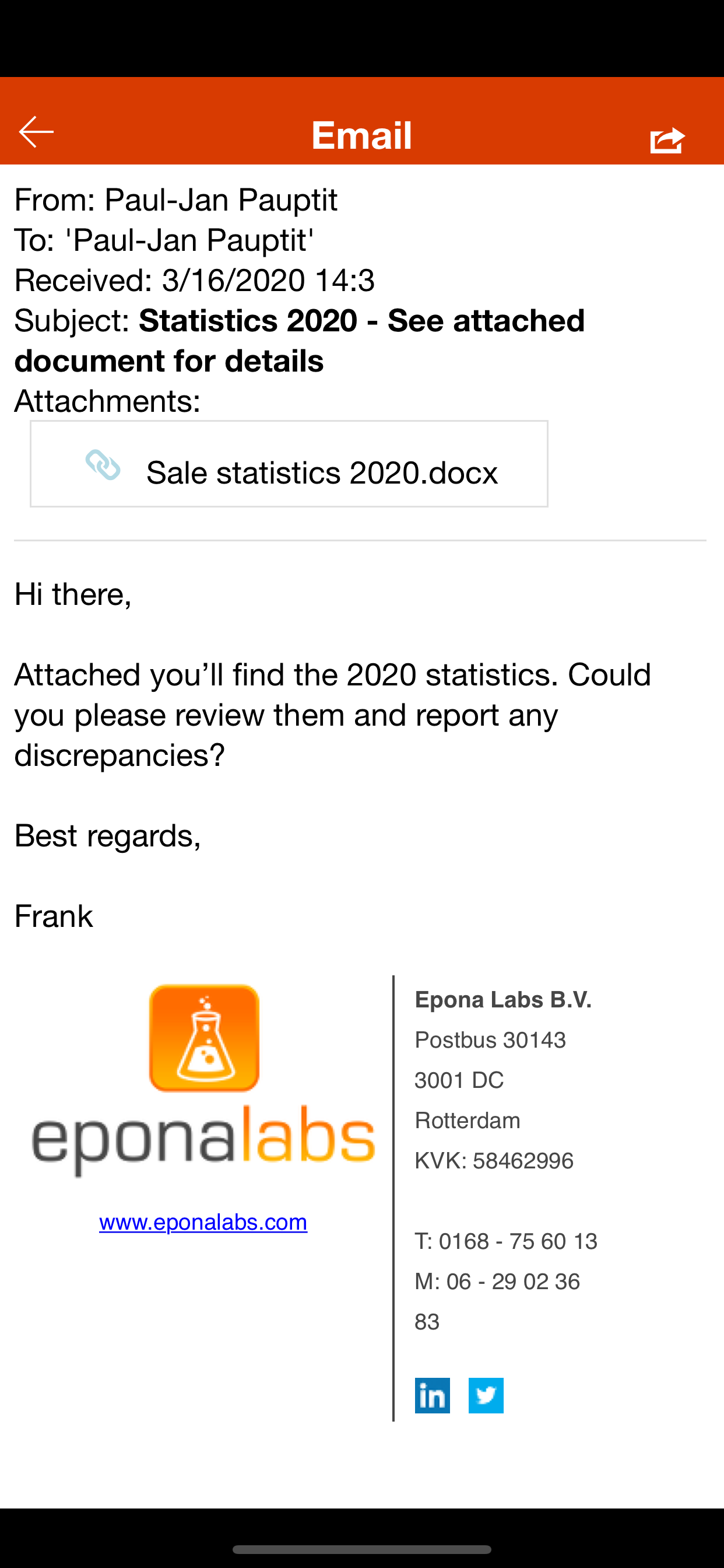 Epona DMSforOffice Mobile