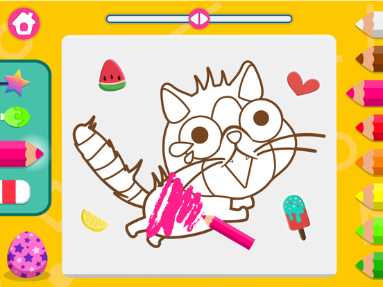 Screenshot #5 pour CandyBots Coloring - Baby Game