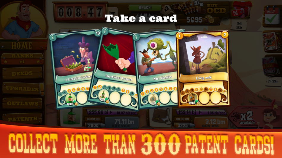 #8. Wild West: Idle Tycoon Clicker (iOS) 由: Tamasenco