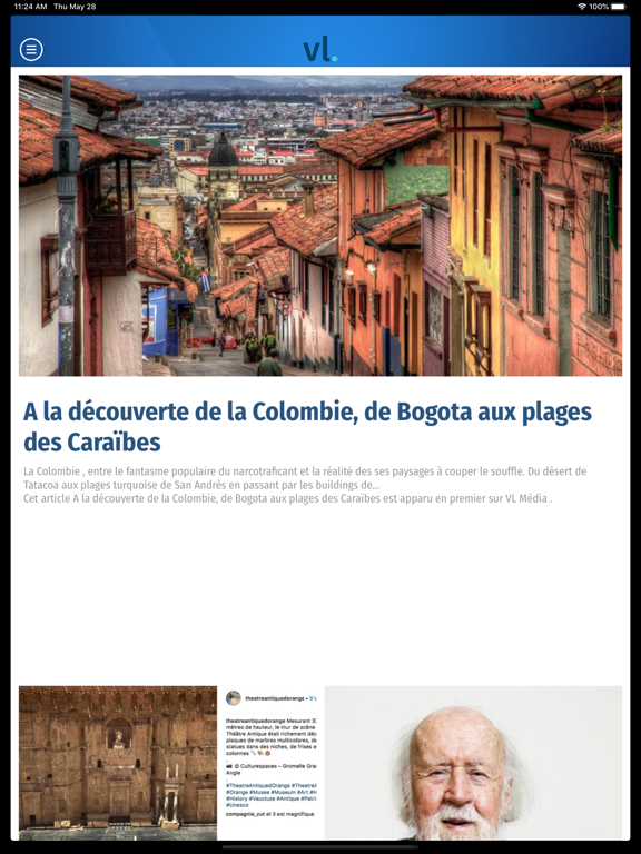 VL. iPad screenshot 5 - News app