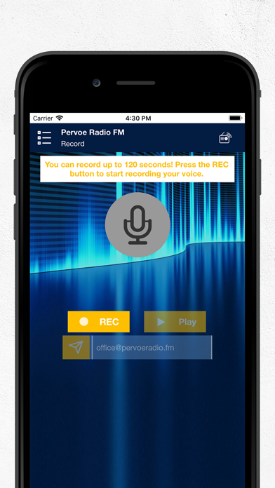 Pervoe Radio FM Screenshot