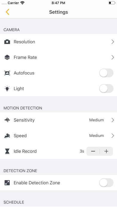 Screenshot #3 pour Motion Sensor