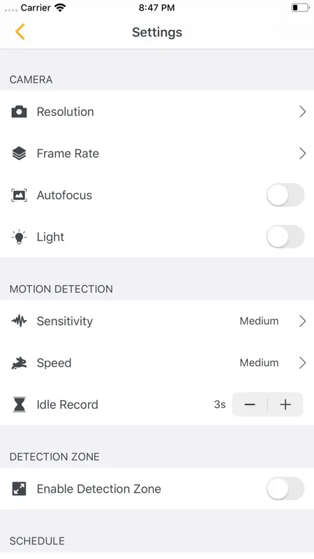 Motion Sensor screenshot 3 of 3