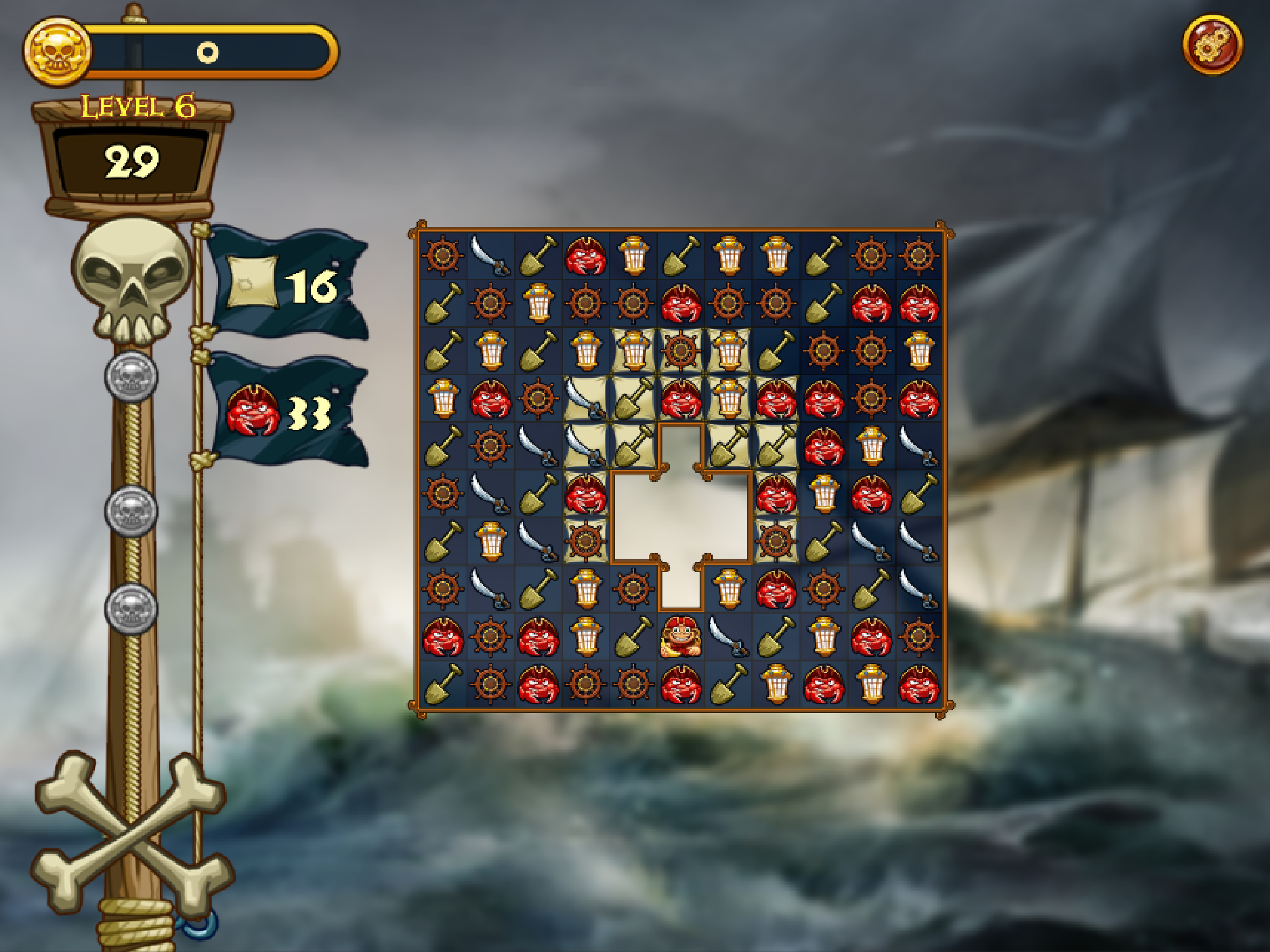 Match Three Pirates!
