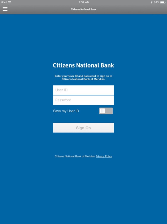 Citizens Nat Bank Meridian Biz