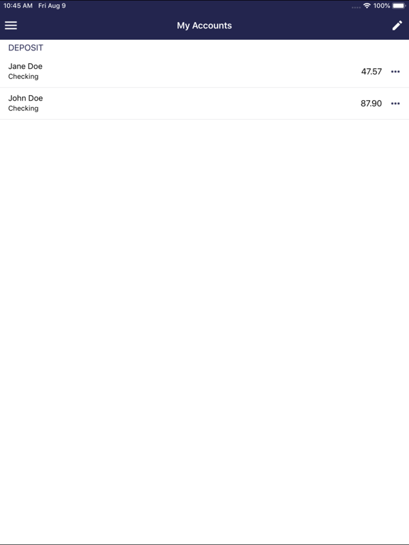Screenshot #5 pour WNB - Mobile Banking