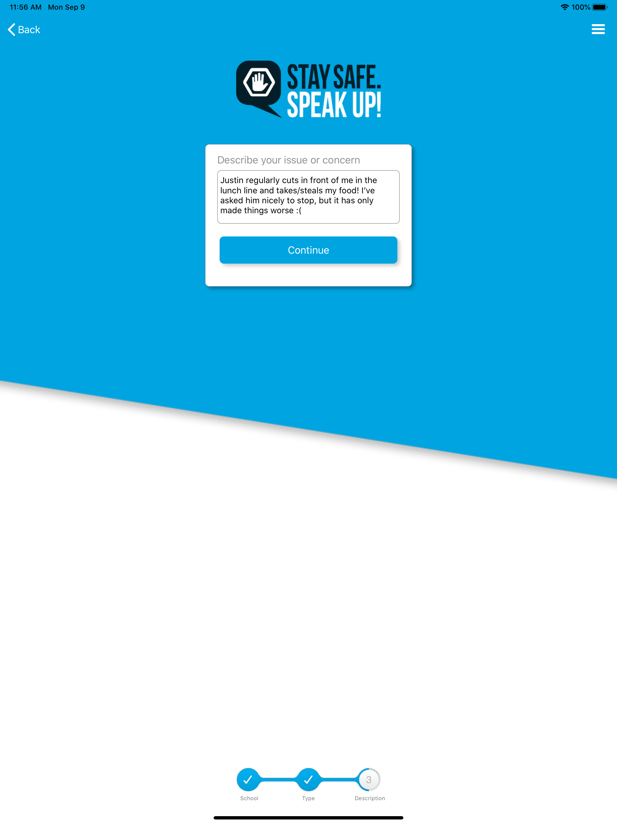 Stay Safe. Speak Up!