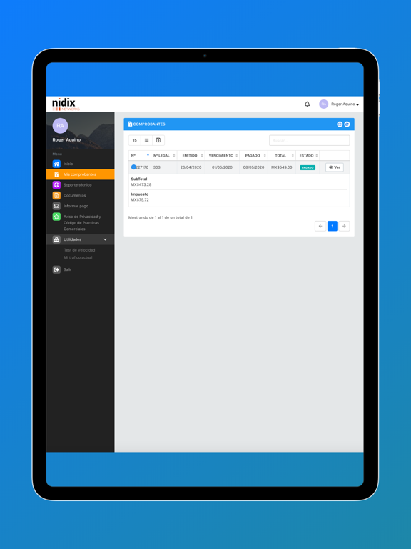 Nidix Networks iPad screenshot 4 - Productivity app