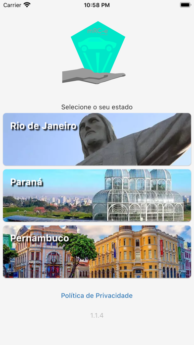 mRC-e app screenshot