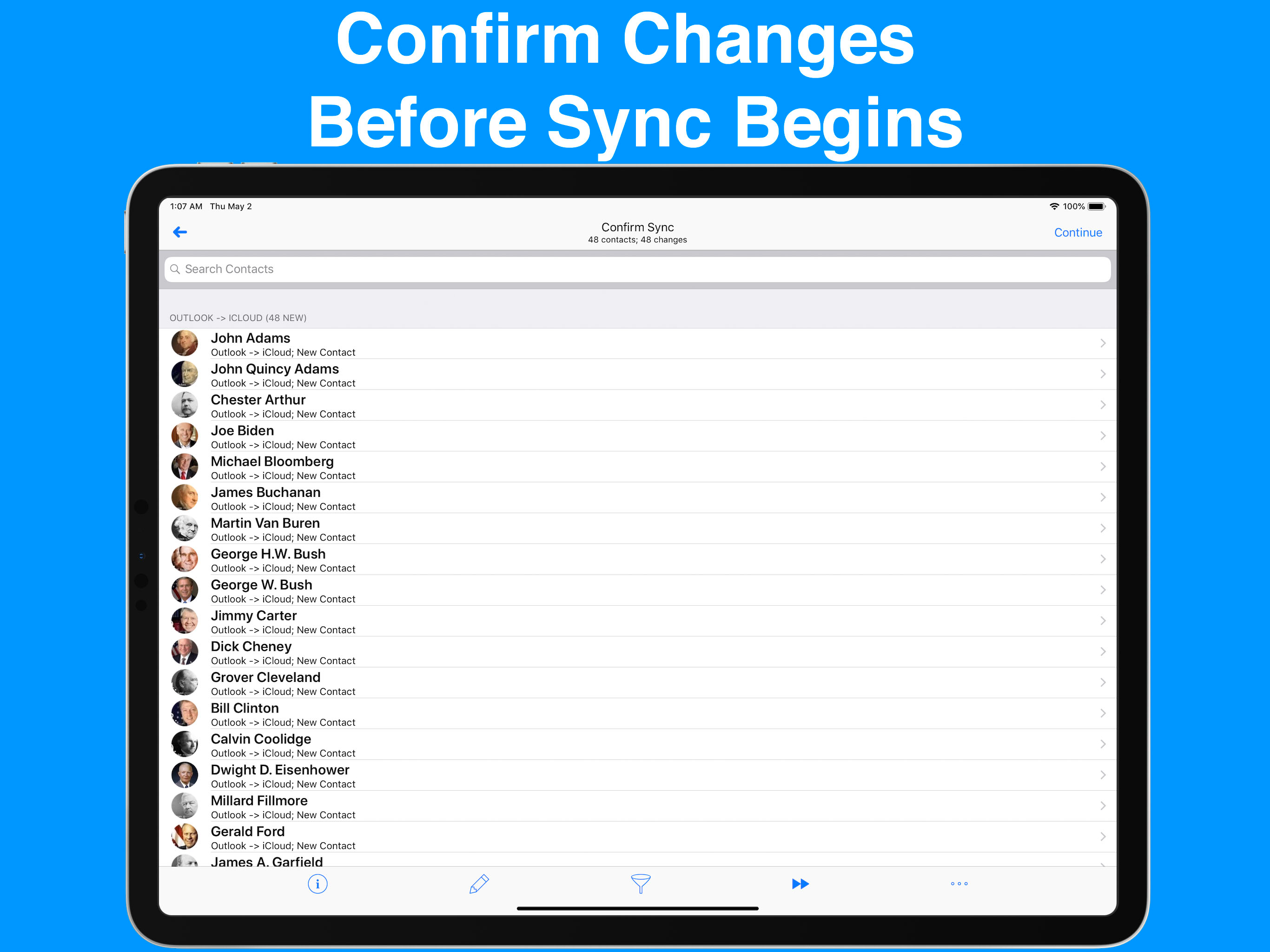 Contacts Mover Pro