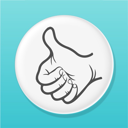 写真で缶バッジ　NICE BADGE