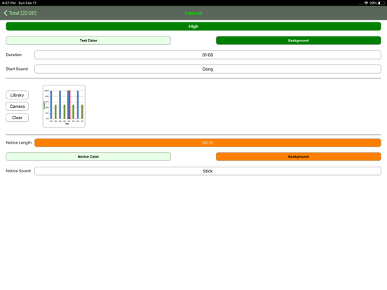 UniTimer iPad screenshot 4 - Health & Fitness app