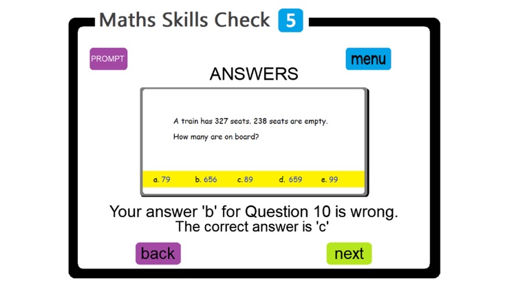 PAM Maths Skills Check 5 screenshot-6