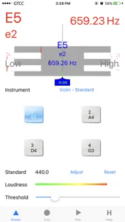 accurate violin tuner iphone screenshot 1