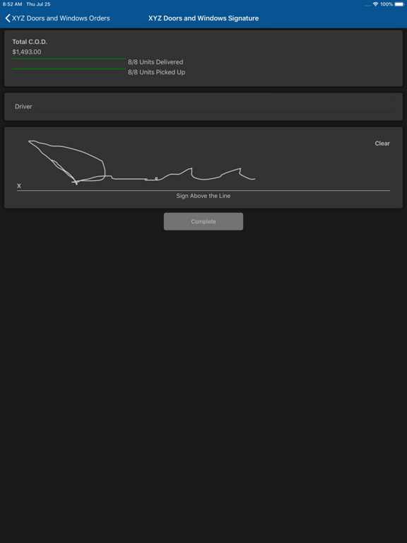 FeneTech Delivery iPad screenshot 5 - Business app