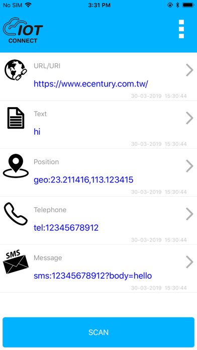 Screenshot #1 pour IOT CONNECT 2.0