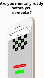sports concentration test iphone resimleri 1