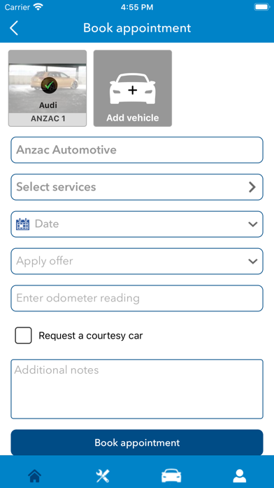 Anzac Automotive Screenshot