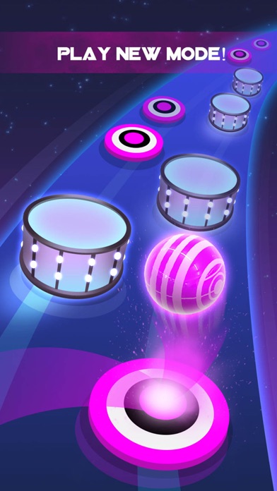 Dancing Neon Ball: Rush Road Screenshot