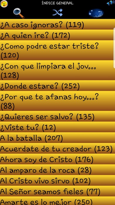 Cancionero Cristiano Screenshot