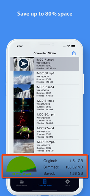 ‎Video Slimmer App Screenshot