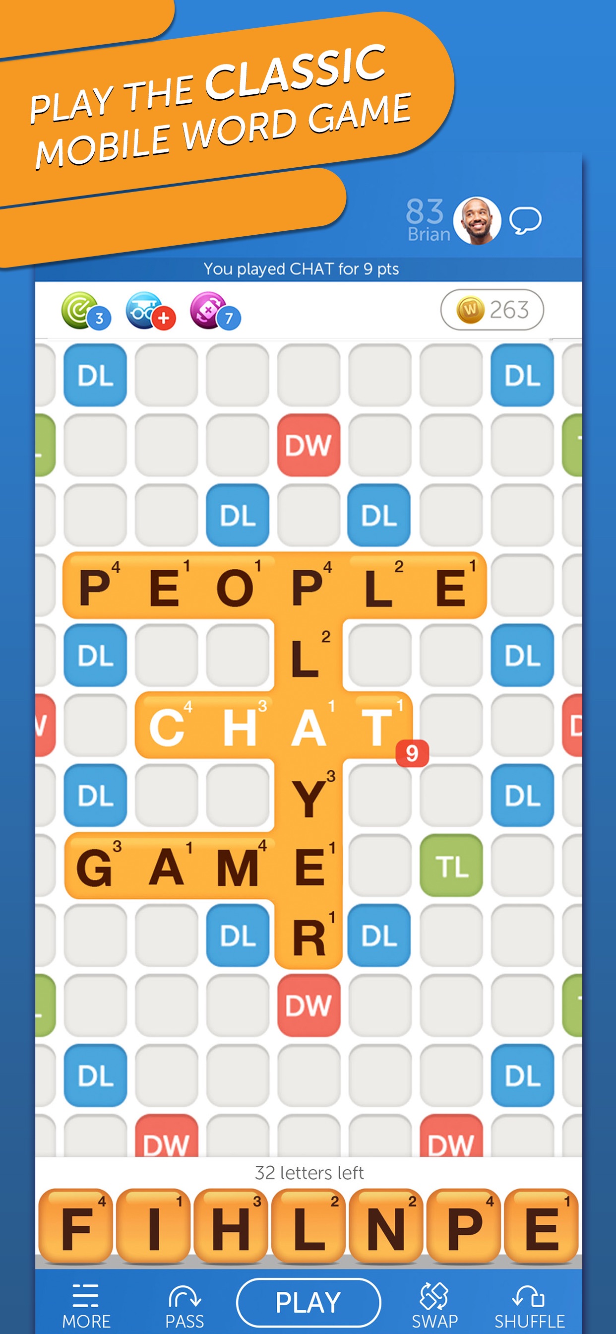 Classic Words With Friends screenshot 1