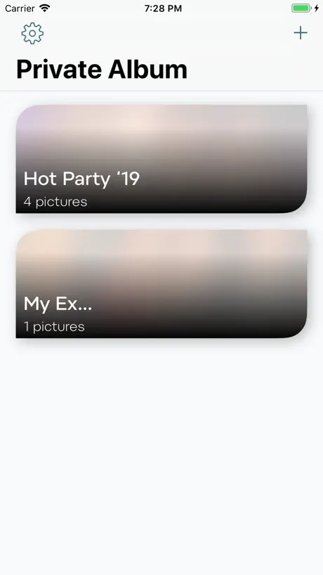 Private photos album