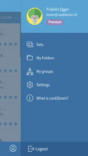 card2brain flashcards screenshot 2