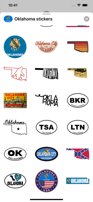 Oklahoma emoji - USA sticker(圖3)-速報App