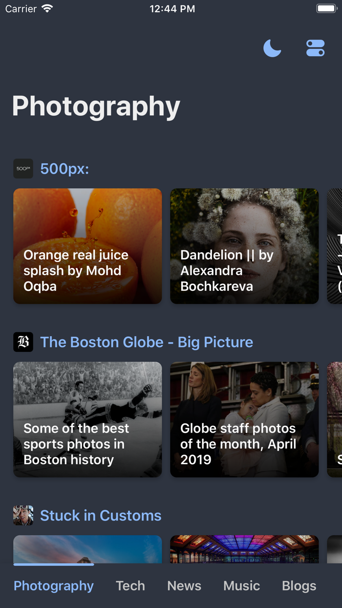 Digest - News  RSS reader