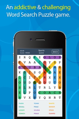 Word Search Puzzles RJSのおすすめ画像1