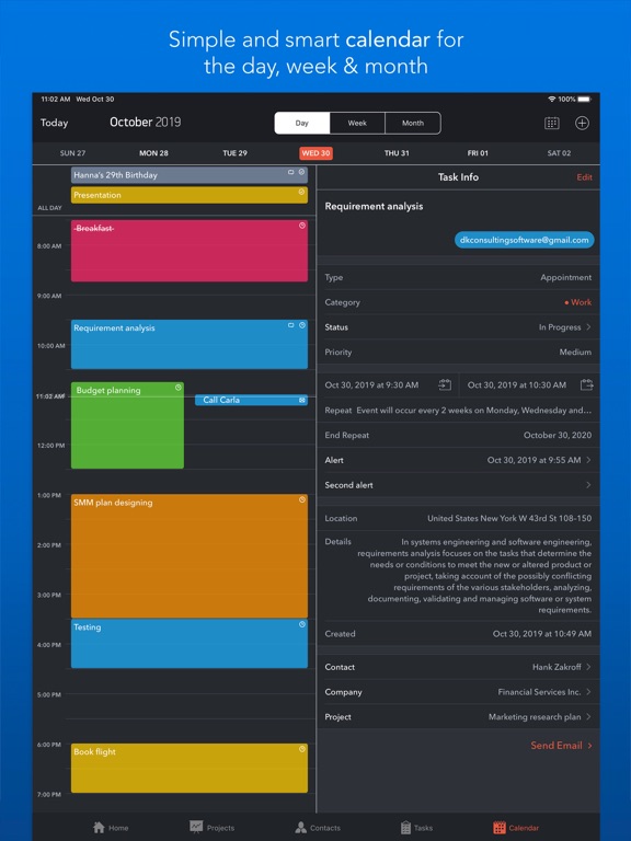 Screenshot #5 pour Task Office: to-do, calendar