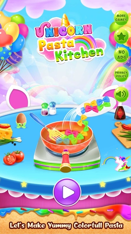 Unicorn Pasta Cooking Game screenshot-0