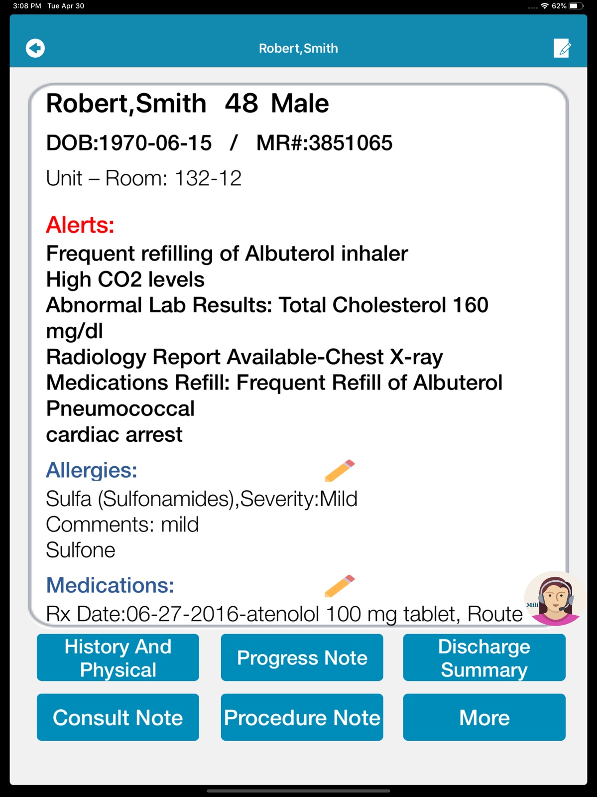 MDLog ipad screenshot 2