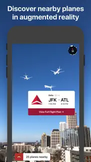 ar planes: airplane tracker iphone screenshot 1