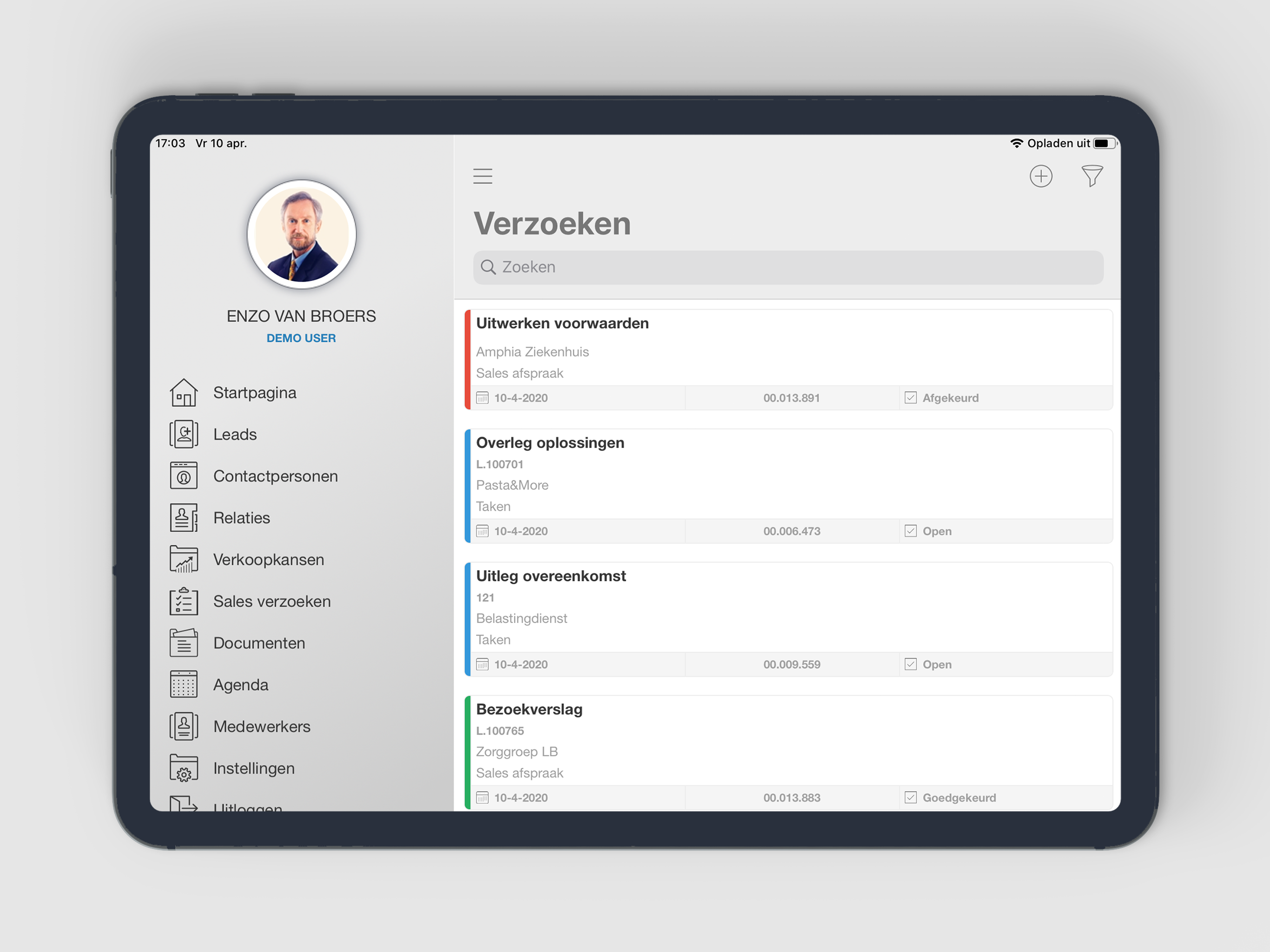 Axians CRM screenshot 10