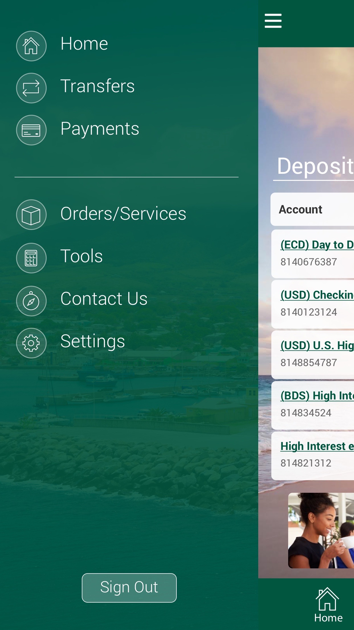 Screenshot 3 of SKNANB MoBanking