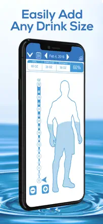 Daily Water Tracker Reminder : capture d’écran 1 sur 5