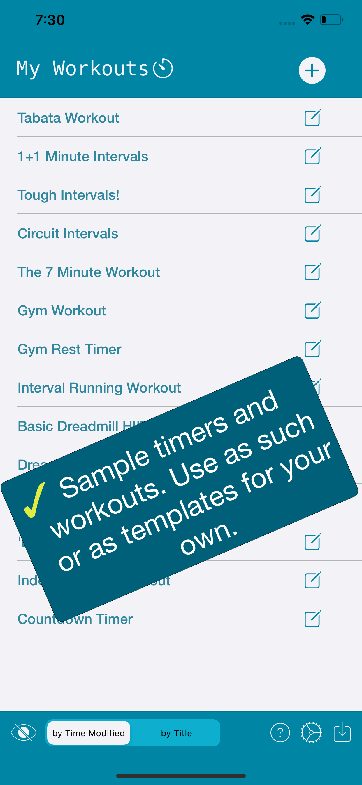 Ultra Intervals Workout Timer